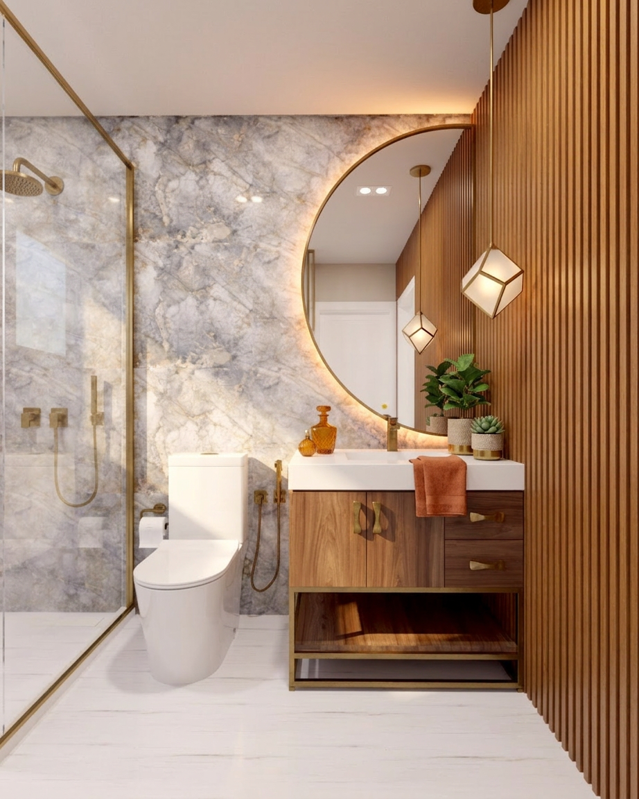 Mid Century Modern Bathroom