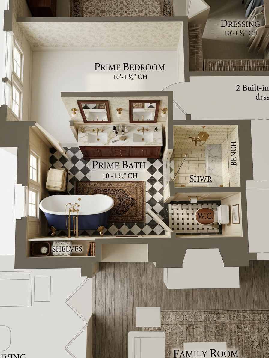Traditional Bathroom