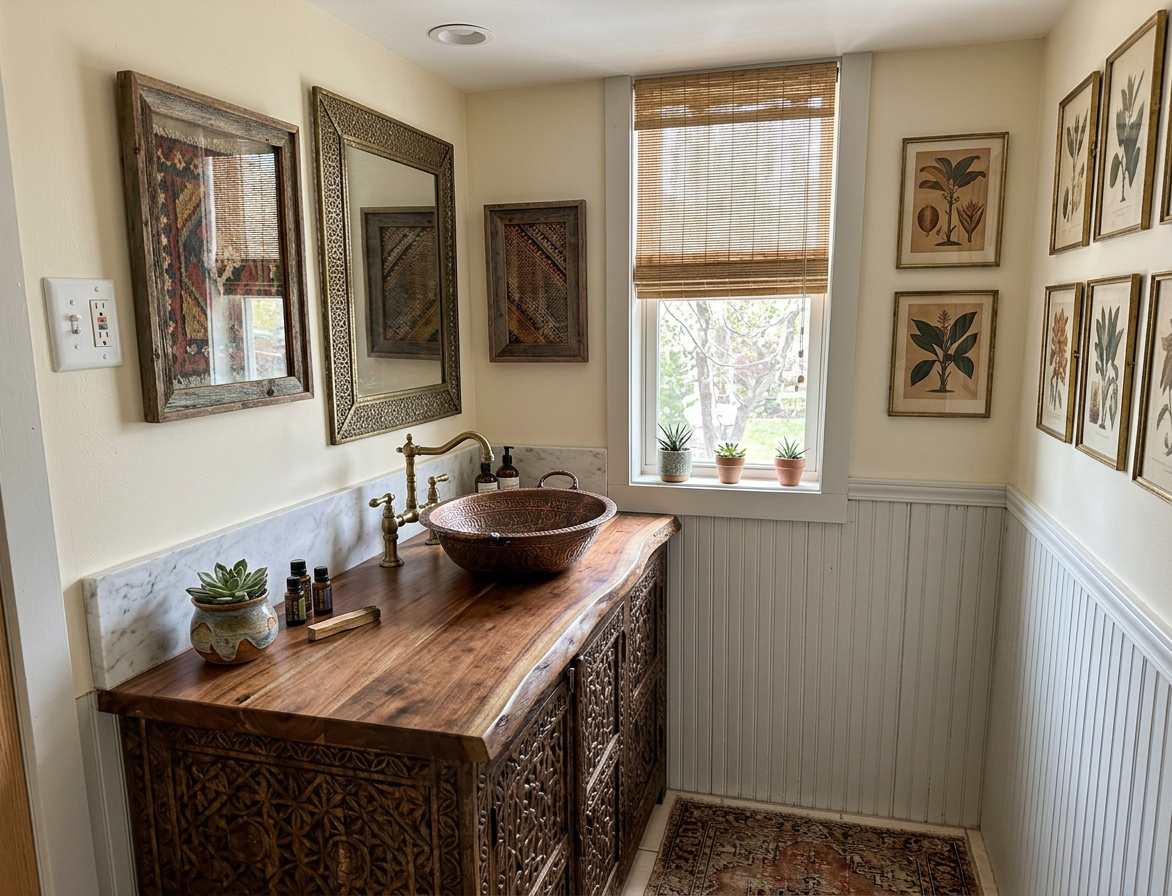 Haute Bohemian Bathroom