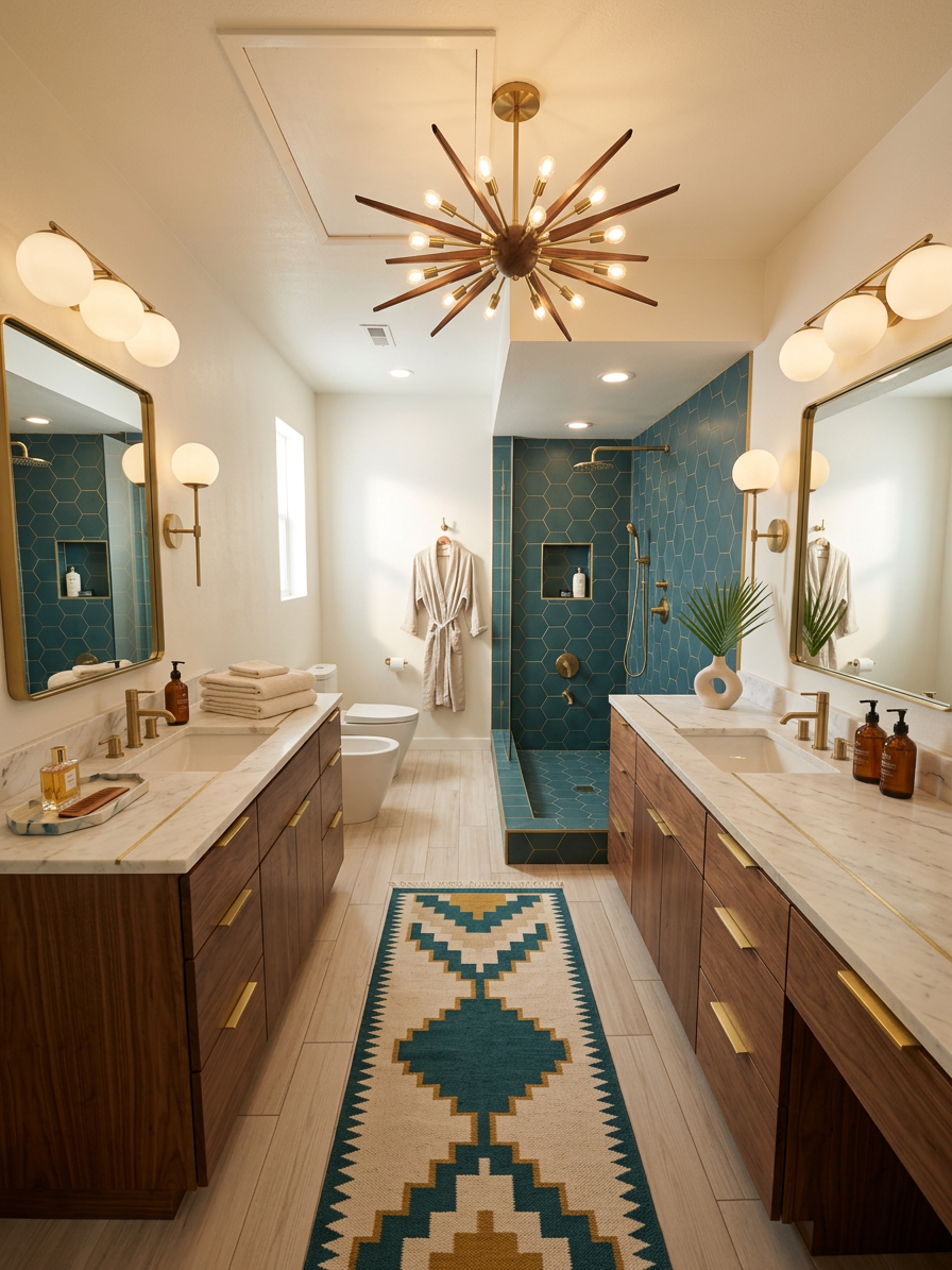 Mid Century Modern Bathroom