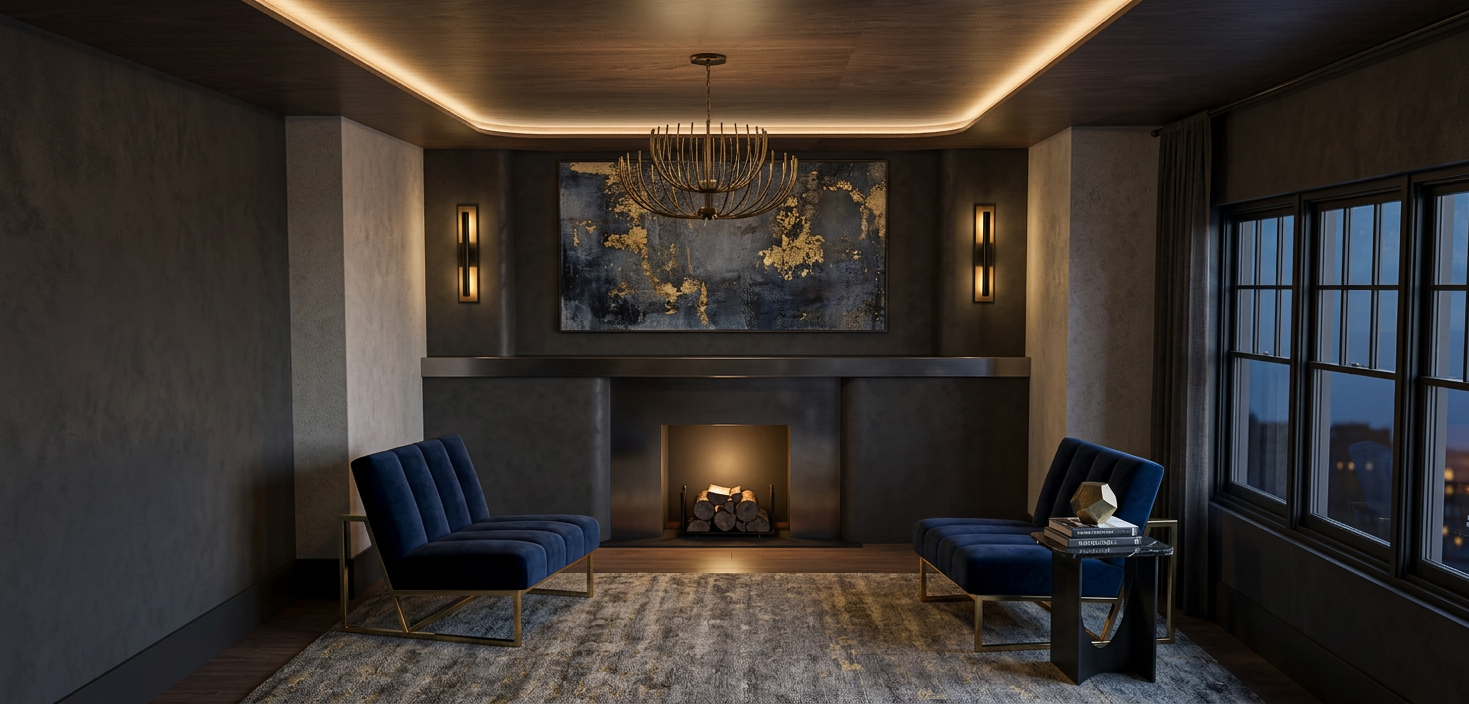 Industrial Glam Interior Design