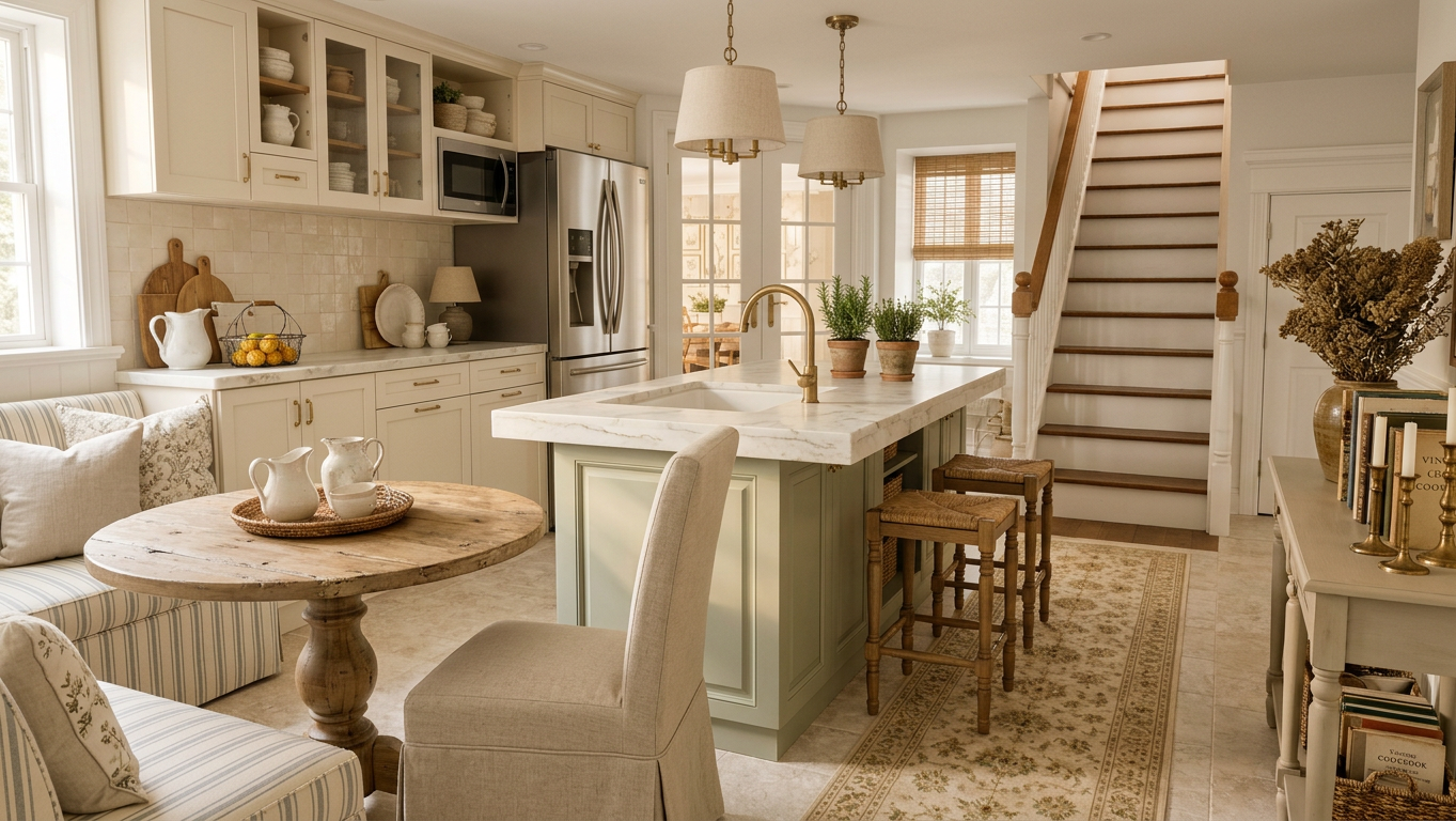 Transitional Breakfast Nook