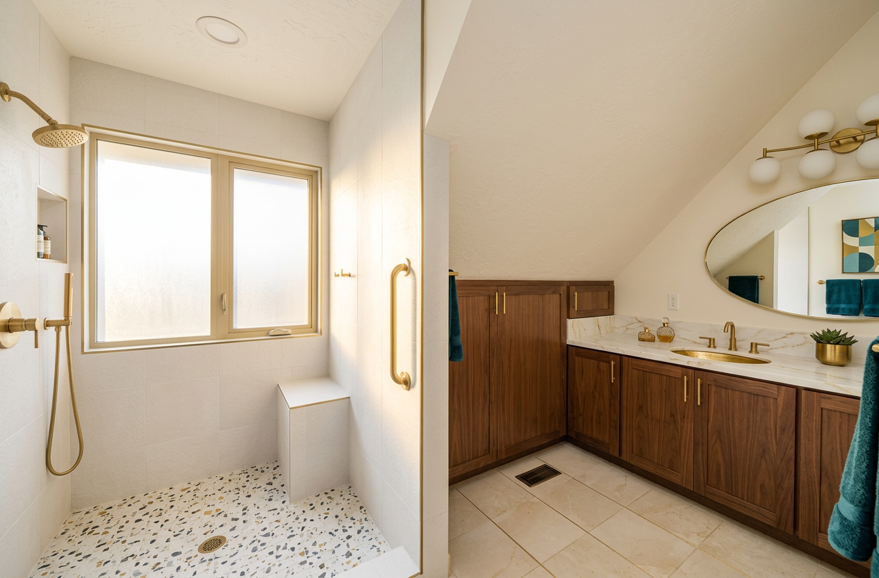 Mid Century Modern Bathroom