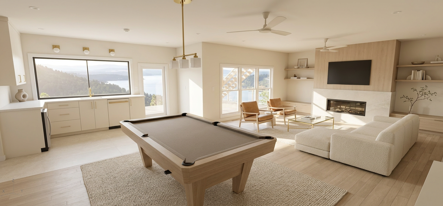Minimalist Gaming Room
