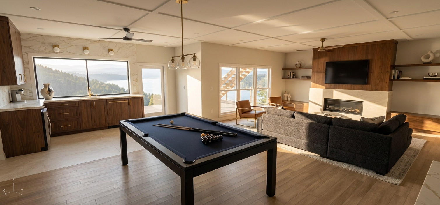 Modern Gaming Room