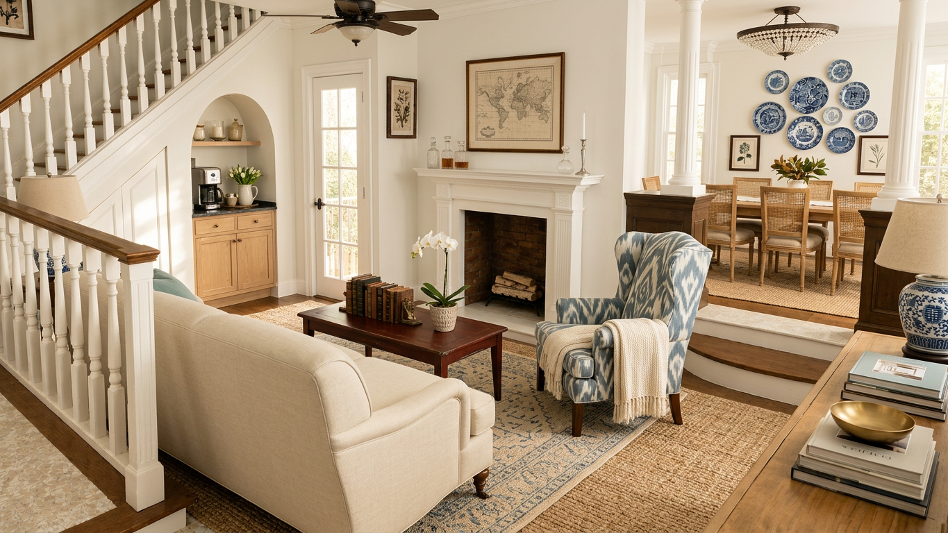Modern Colonial Interior Design