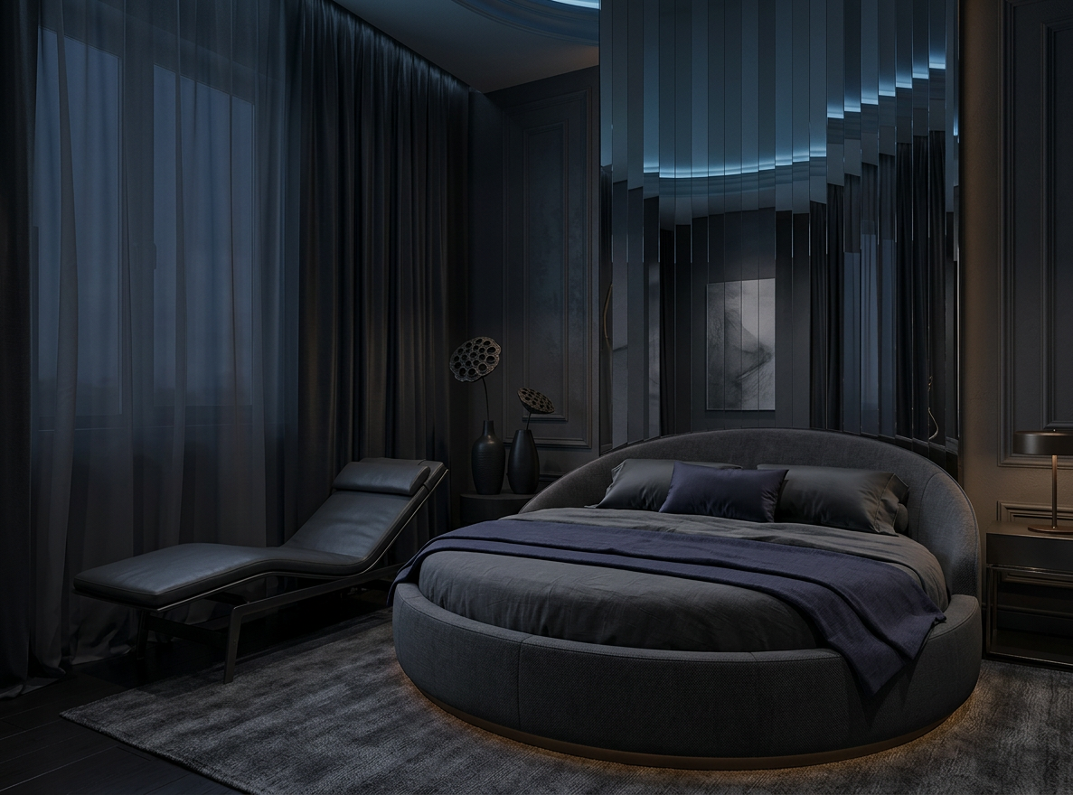 Minimalist Primary Bedroom Suite