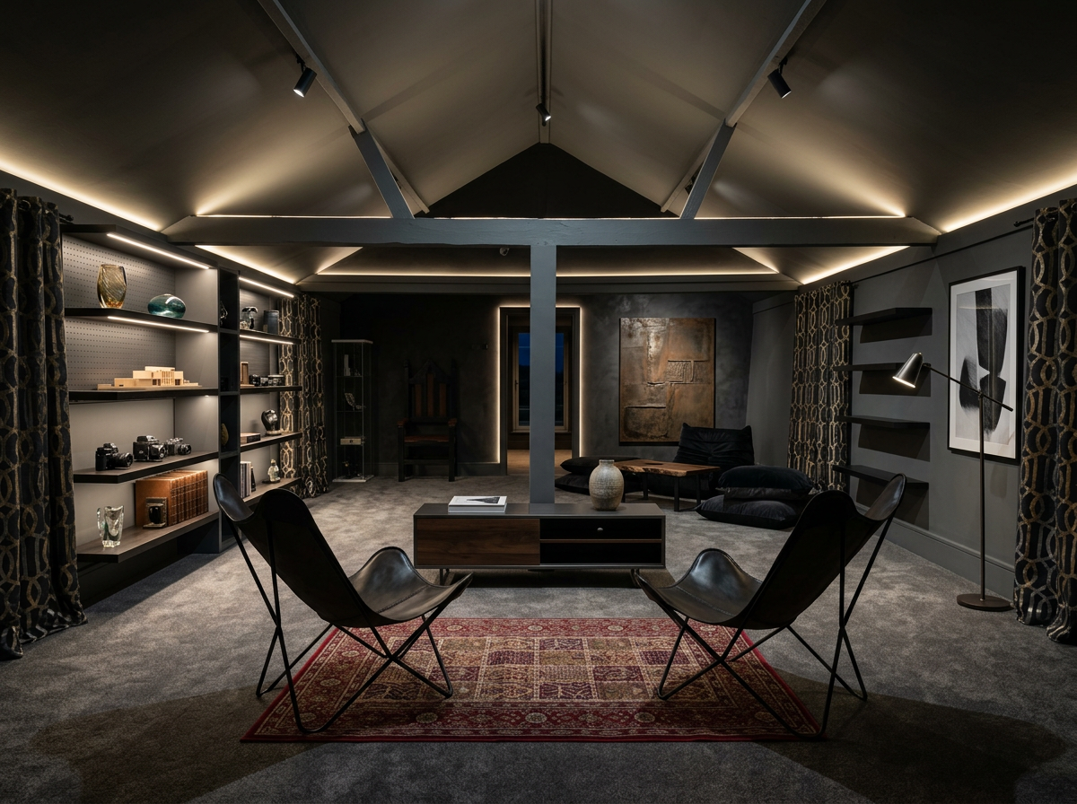 Urban Modern Basement