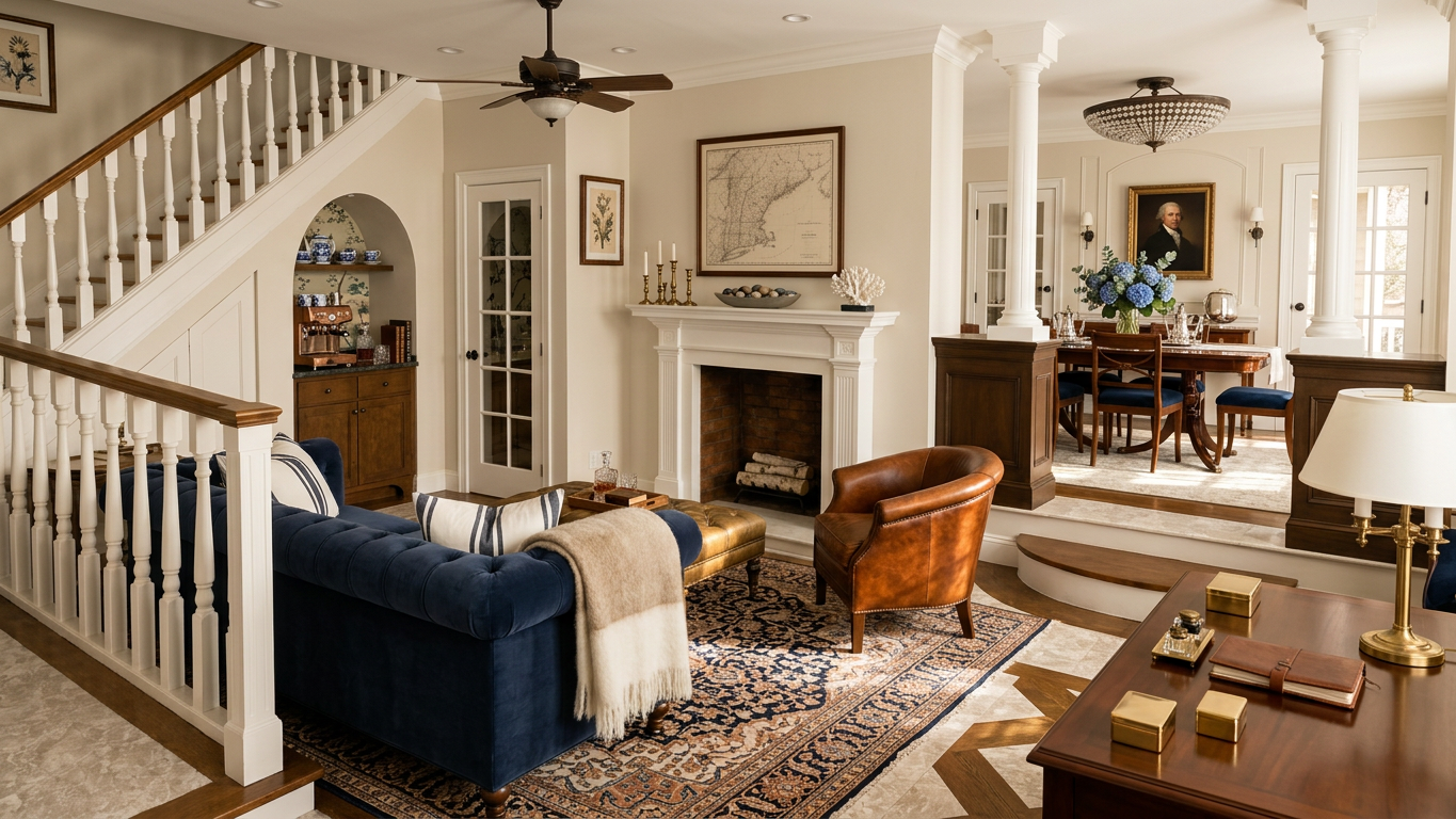 Modern Colonial Interior Design