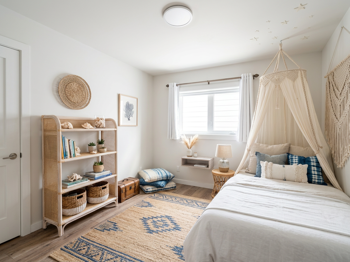 Coastal Bohemian Interior Design