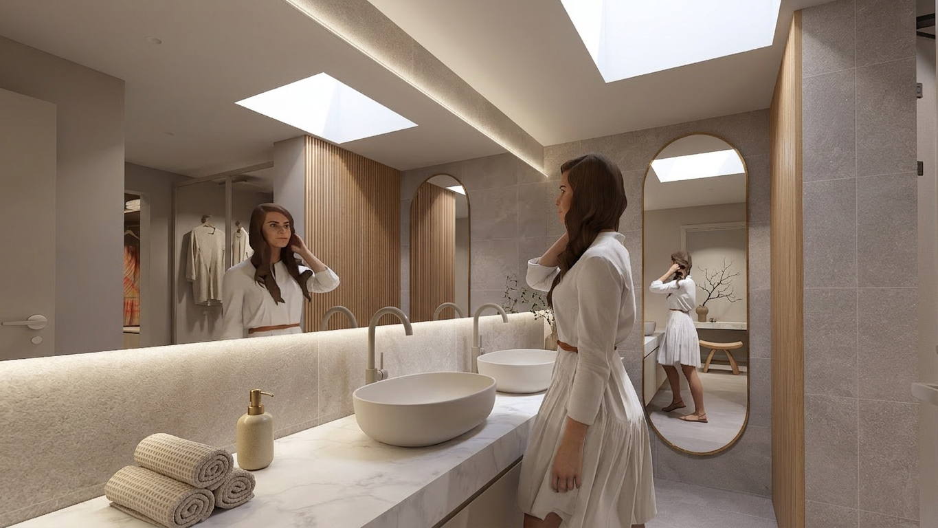 Contemporary Minimalism Bathroom