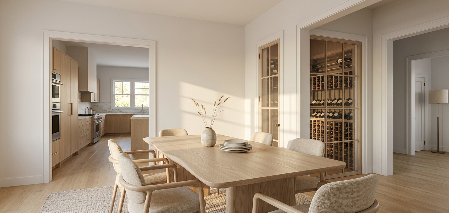 Scandinavian Minimalism Dining Room
