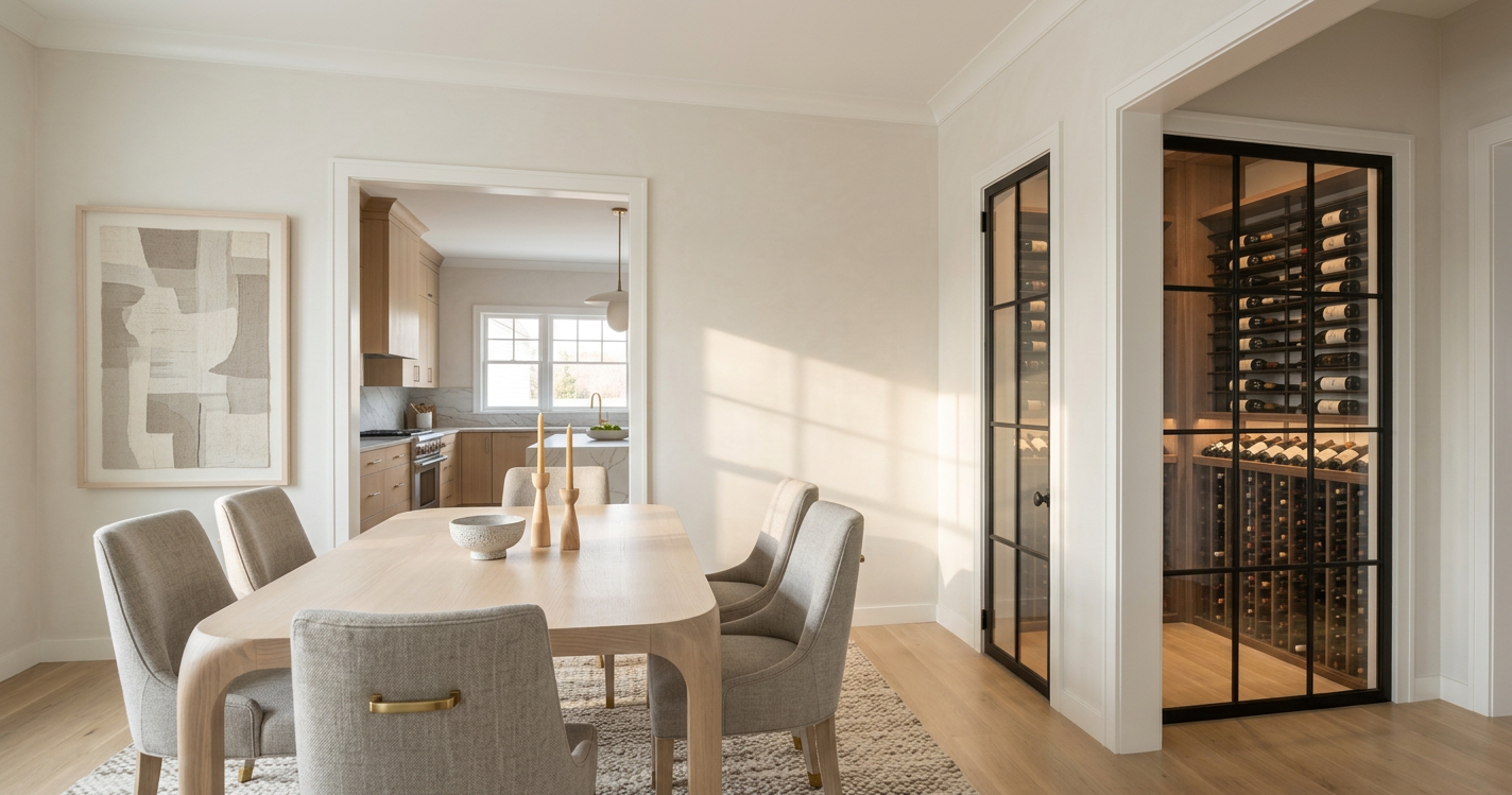 Scandinavian Minimalism Dining Room