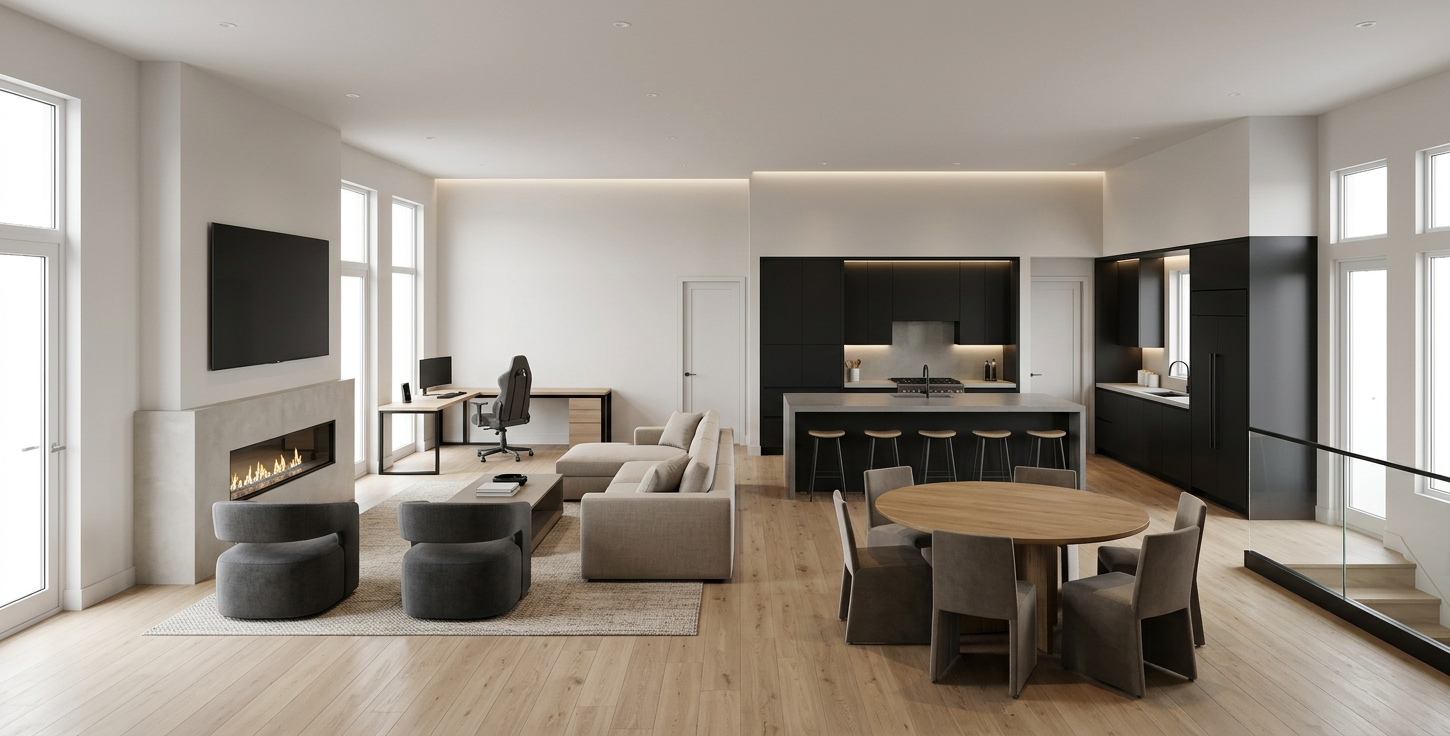 Modern Gaming Room