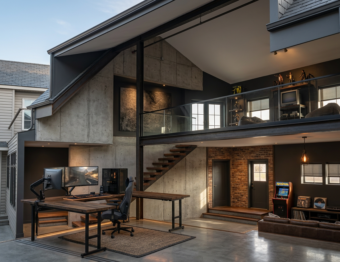 Modern Gaming Room