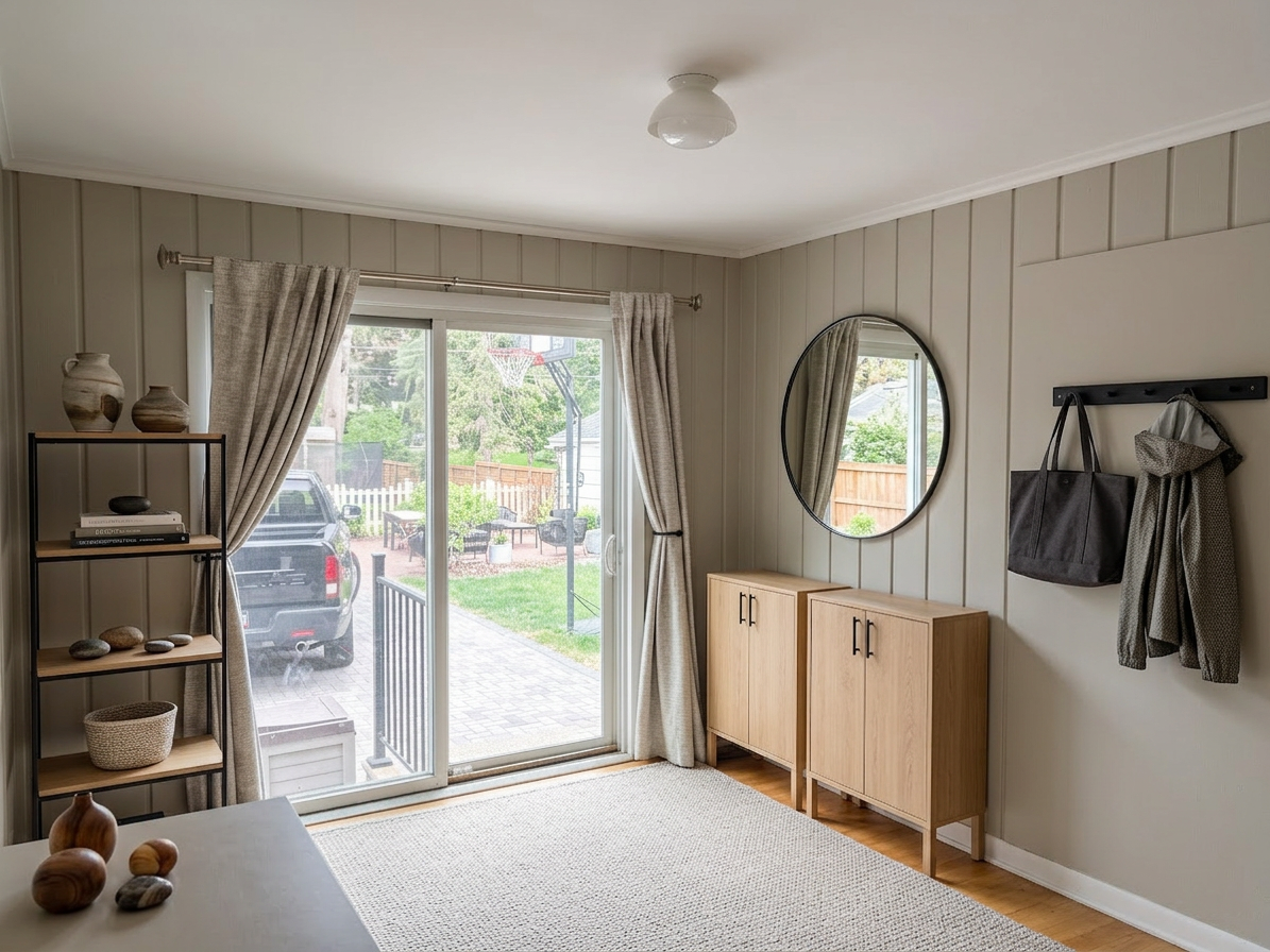 Mid Century Modern Entryway