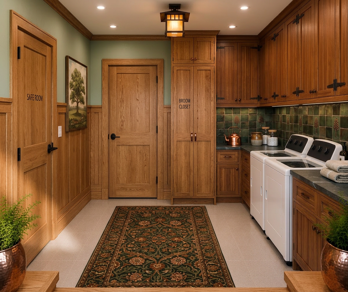 Craftsman Laundry Room