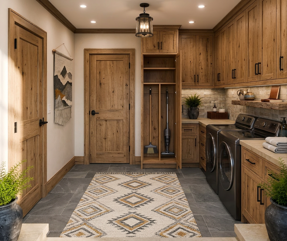 Mountain Modern Laundry Room