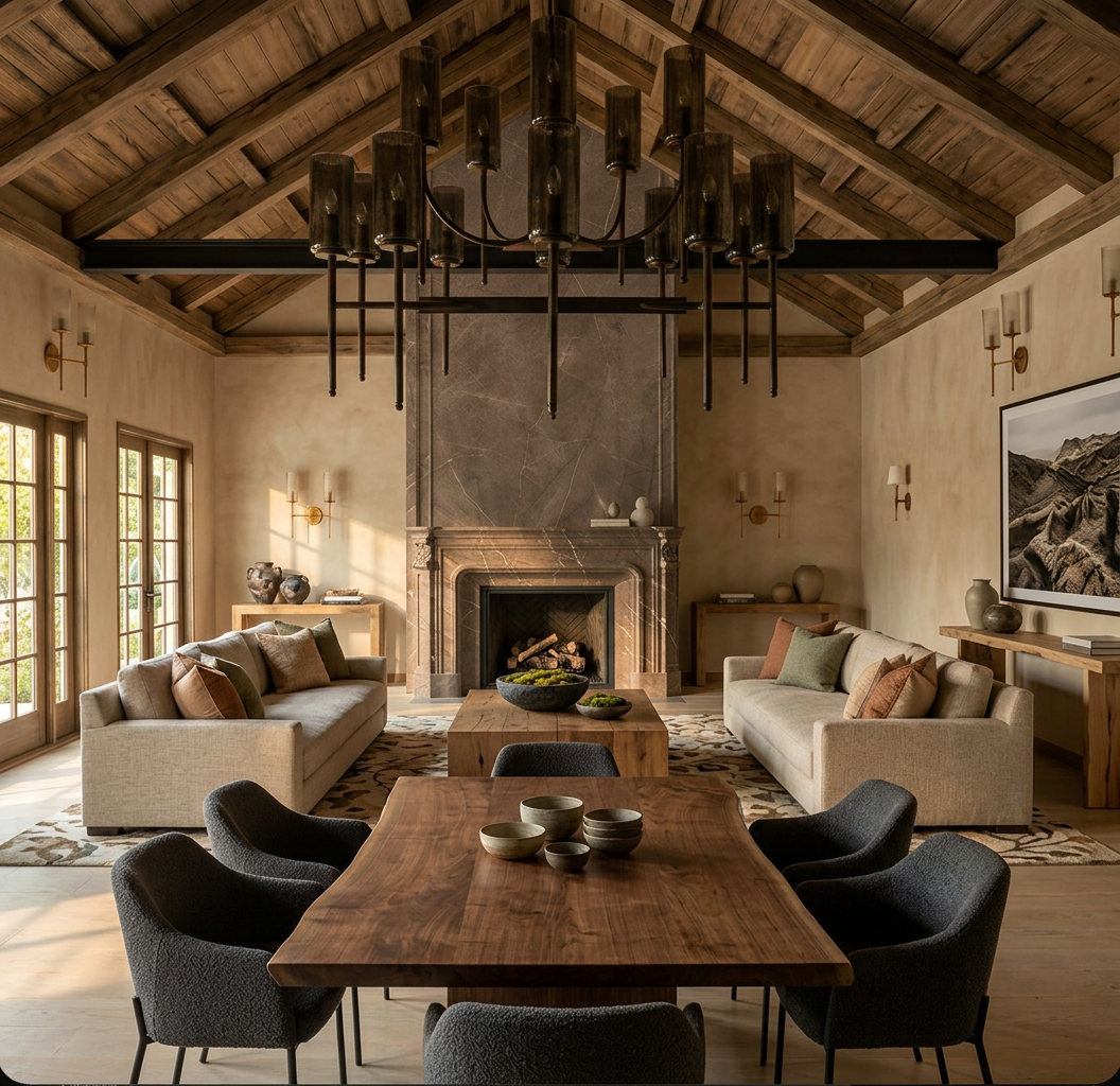 Contemporary Rustic Interior Design