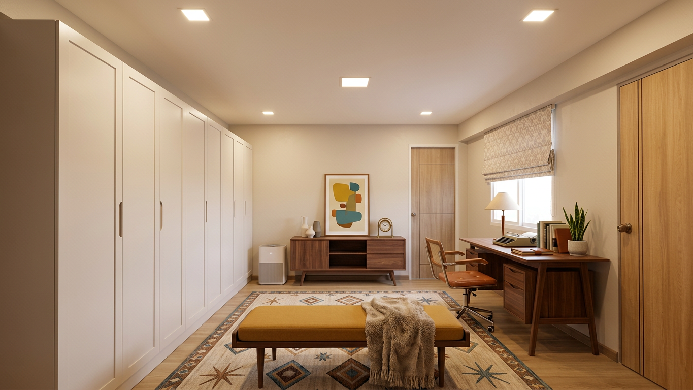 Mid Century Modern Primary Bedroom Suite