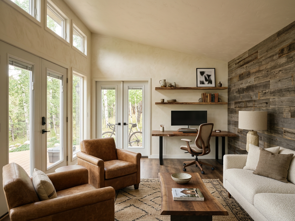 Contemporary Rustic Office