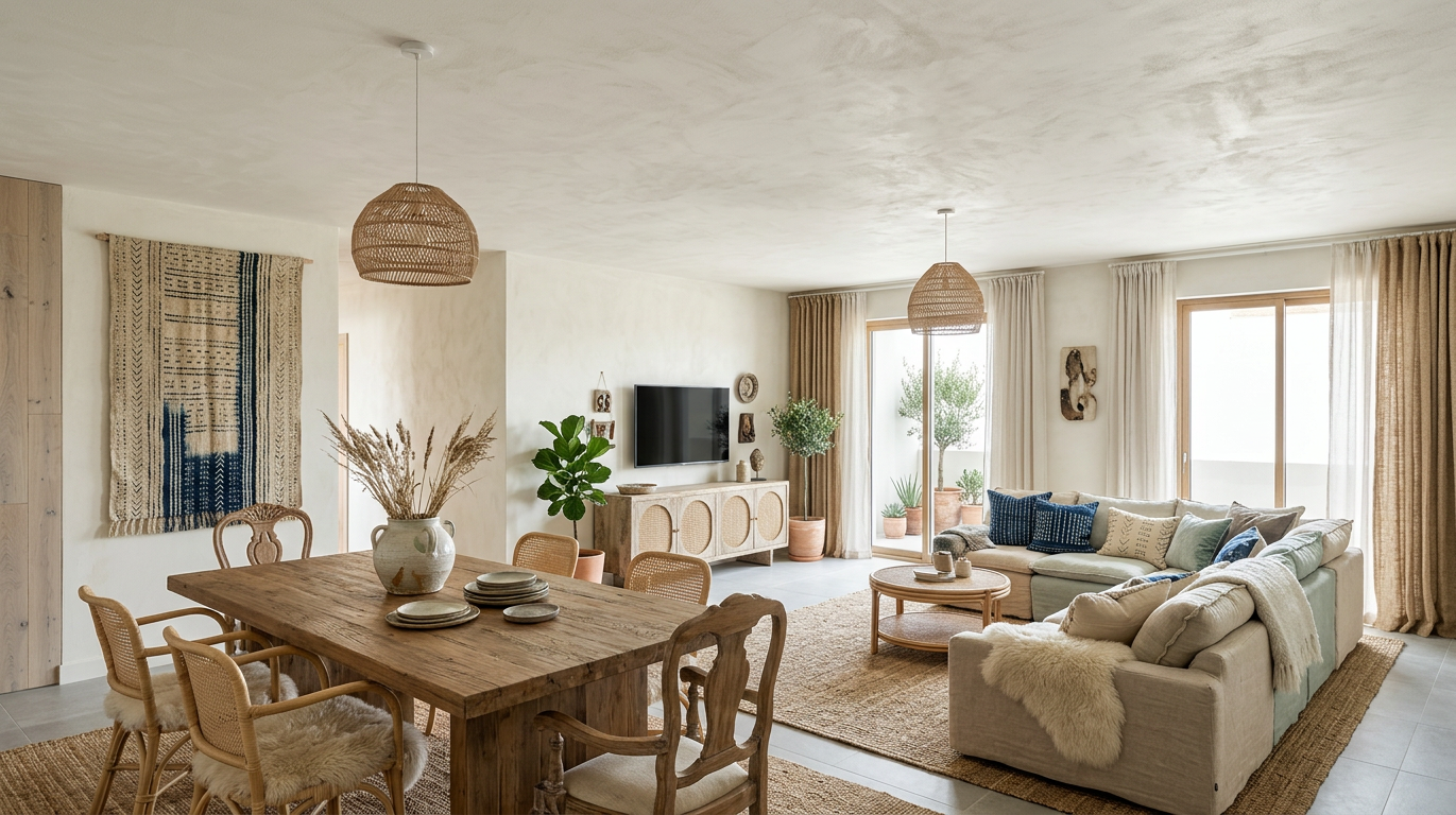 Coastal Bohemian Interior Design