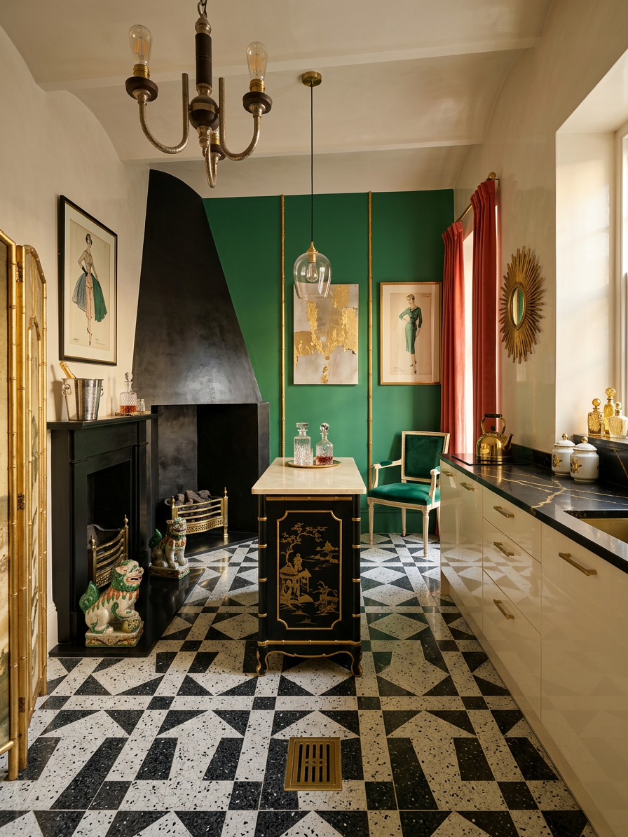 Hollywood Regency Interior Design