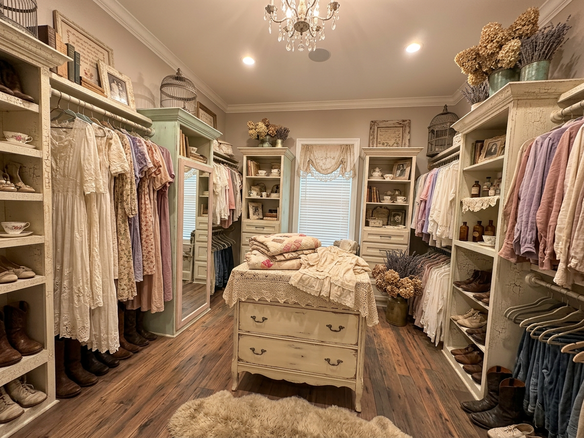 Shabby Chic Closet Room