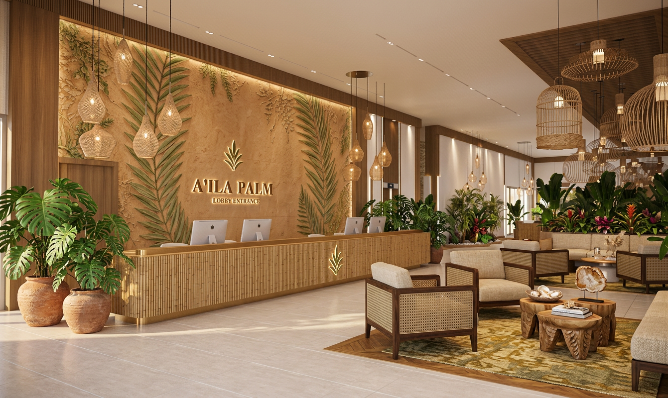 Tropical Reception Area
