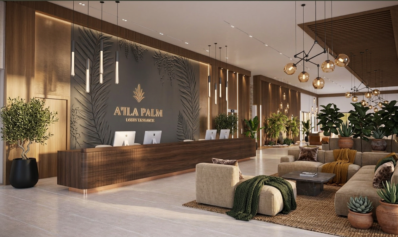 Contemporary Reception Area