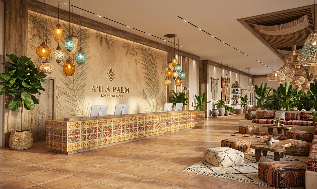 Bohemian Reception Area