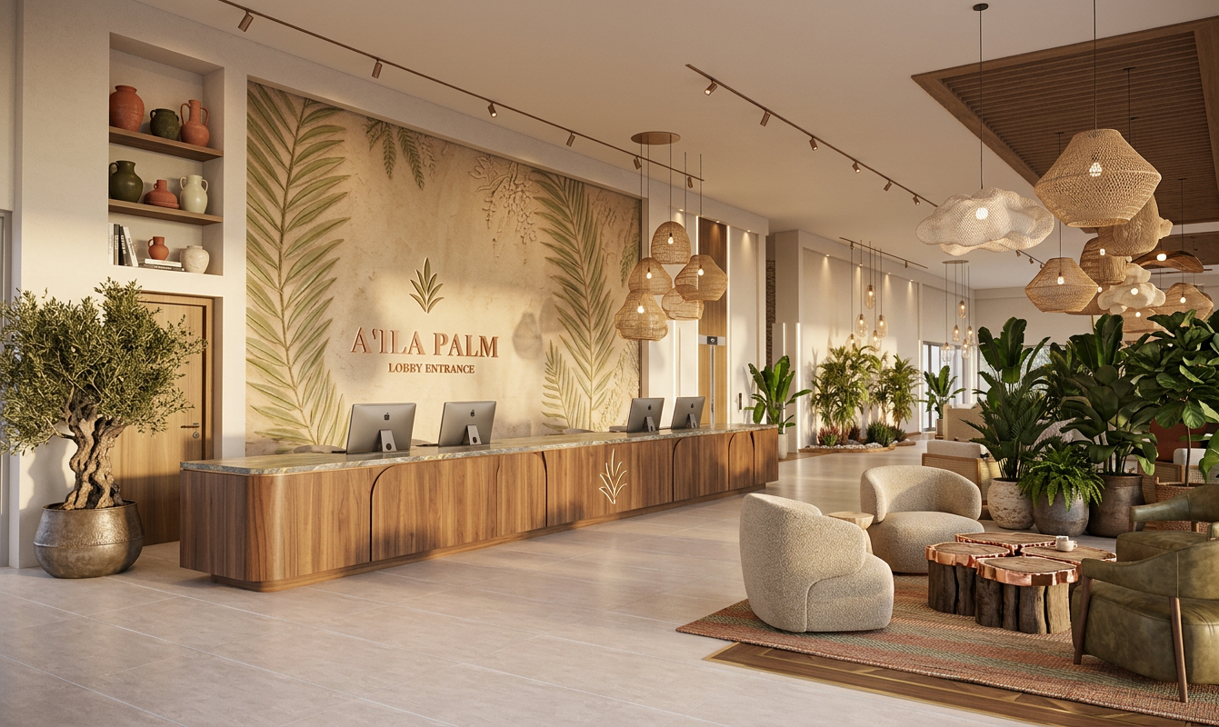 Contemporary Reception Area