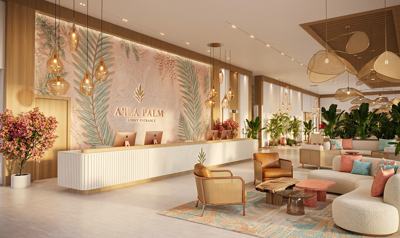 South Beach Modern Reception Area