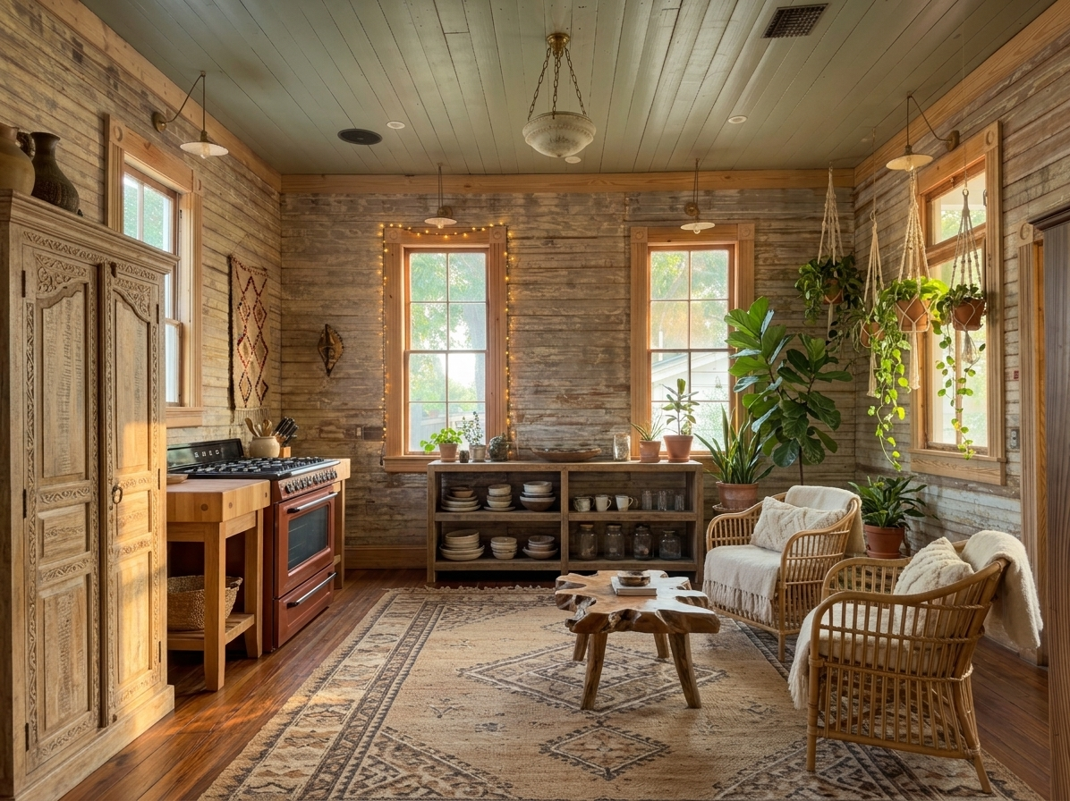 Int Boho Chic Interior Design