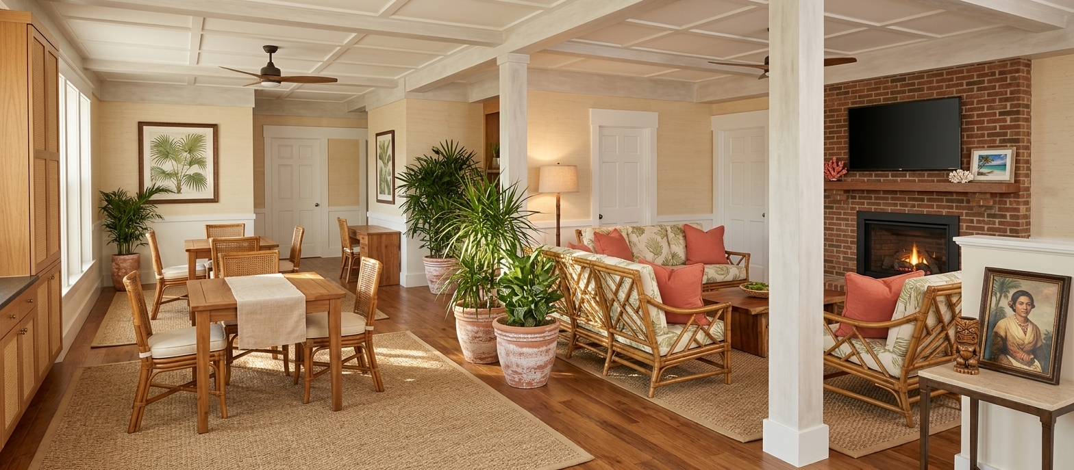 Tropical Sitting Room
