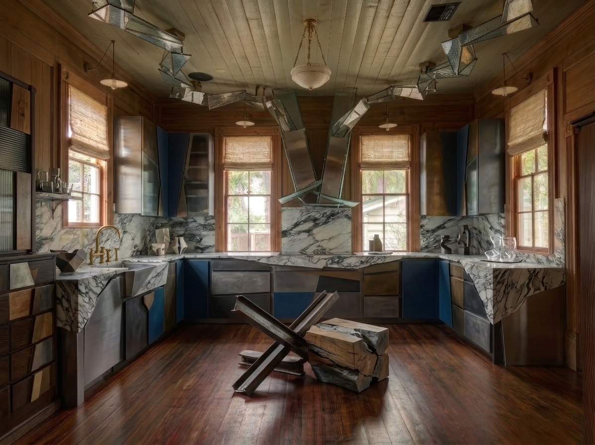 Deconstructivism Kitchen