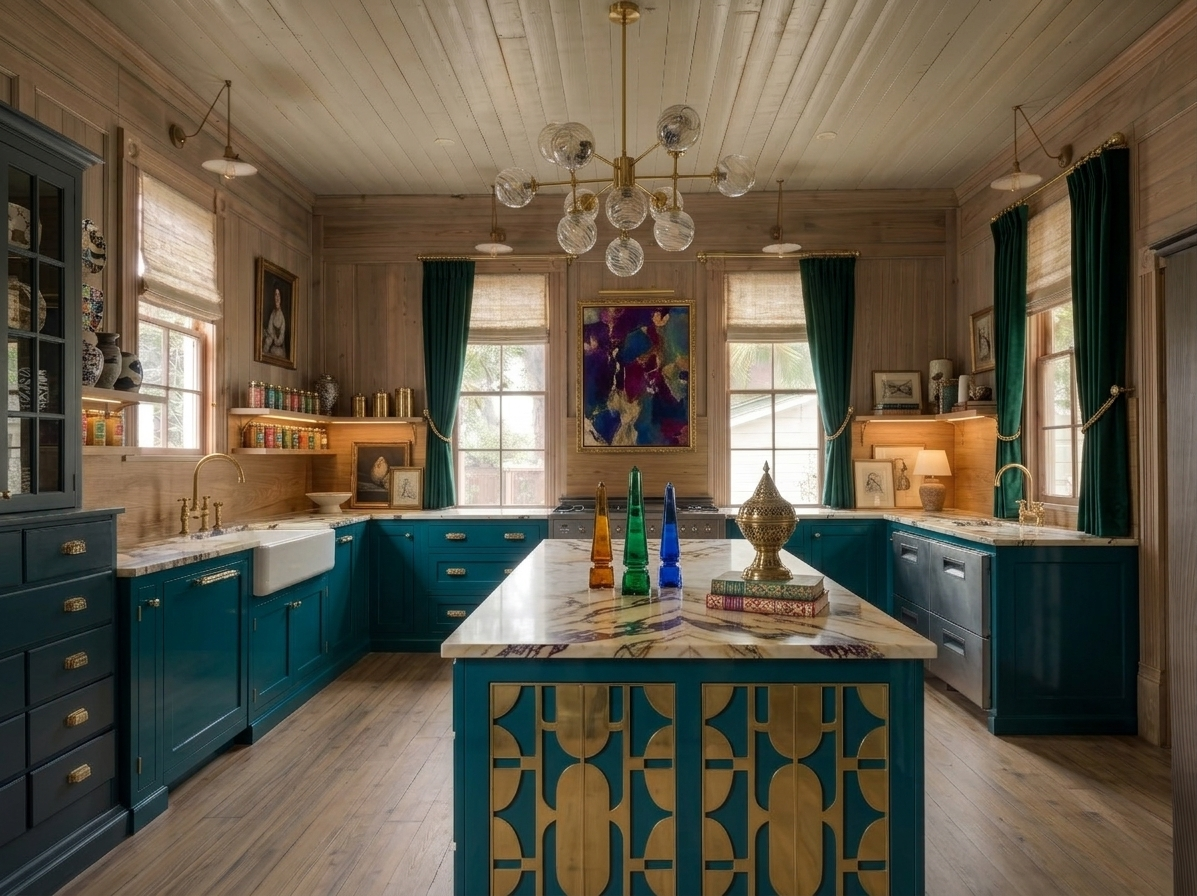 Modern Maximalist Kitchen