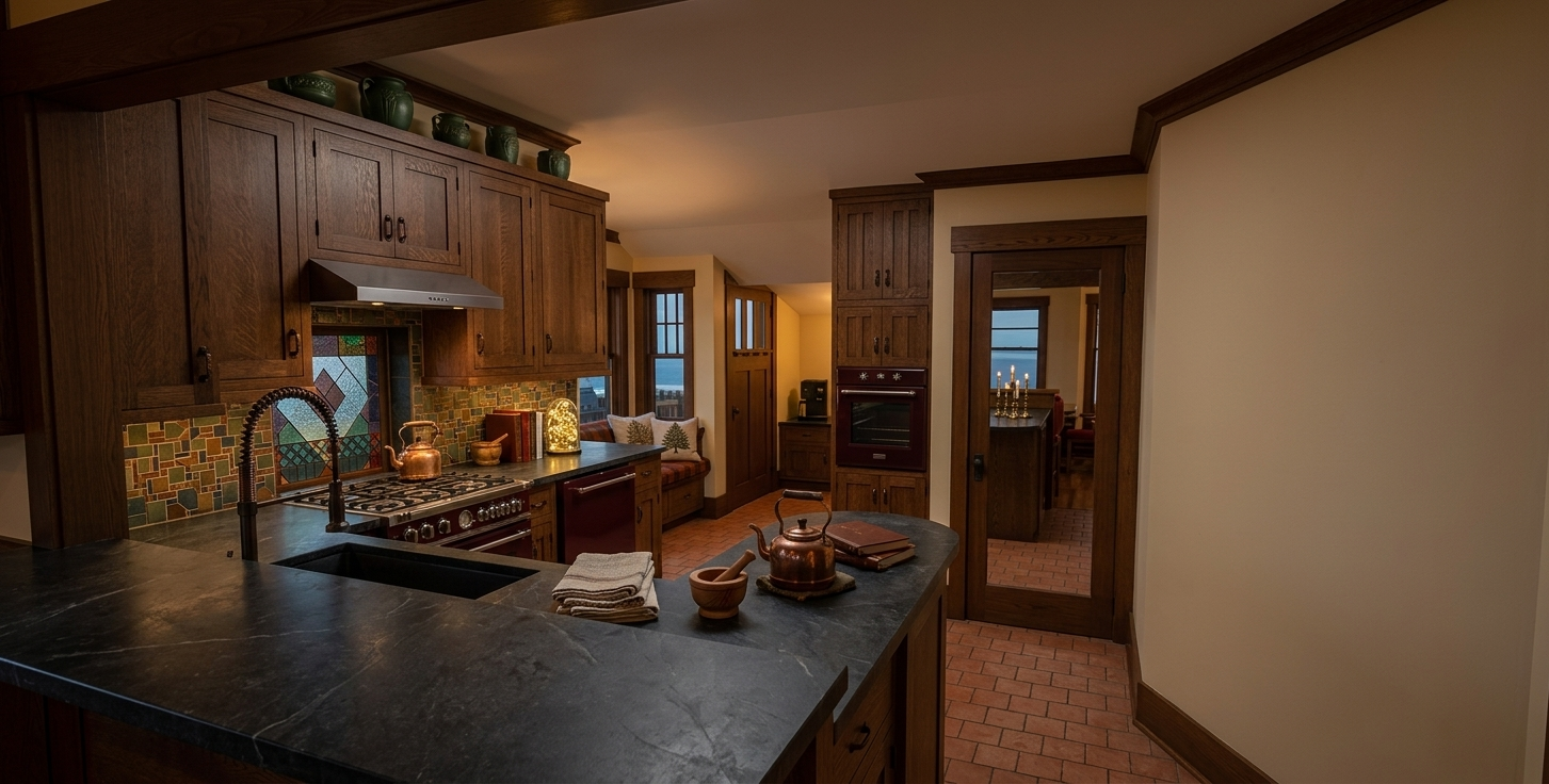 Mission Style Kitchen