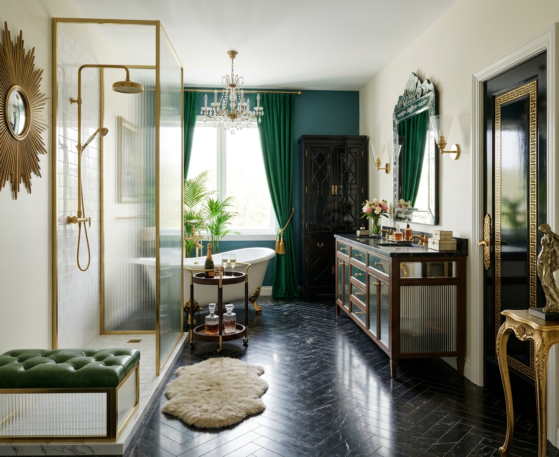 Hollywood Regency Interior Design