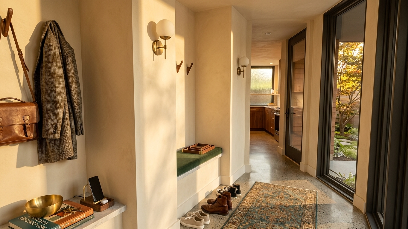 Mid Century Modern Entryway