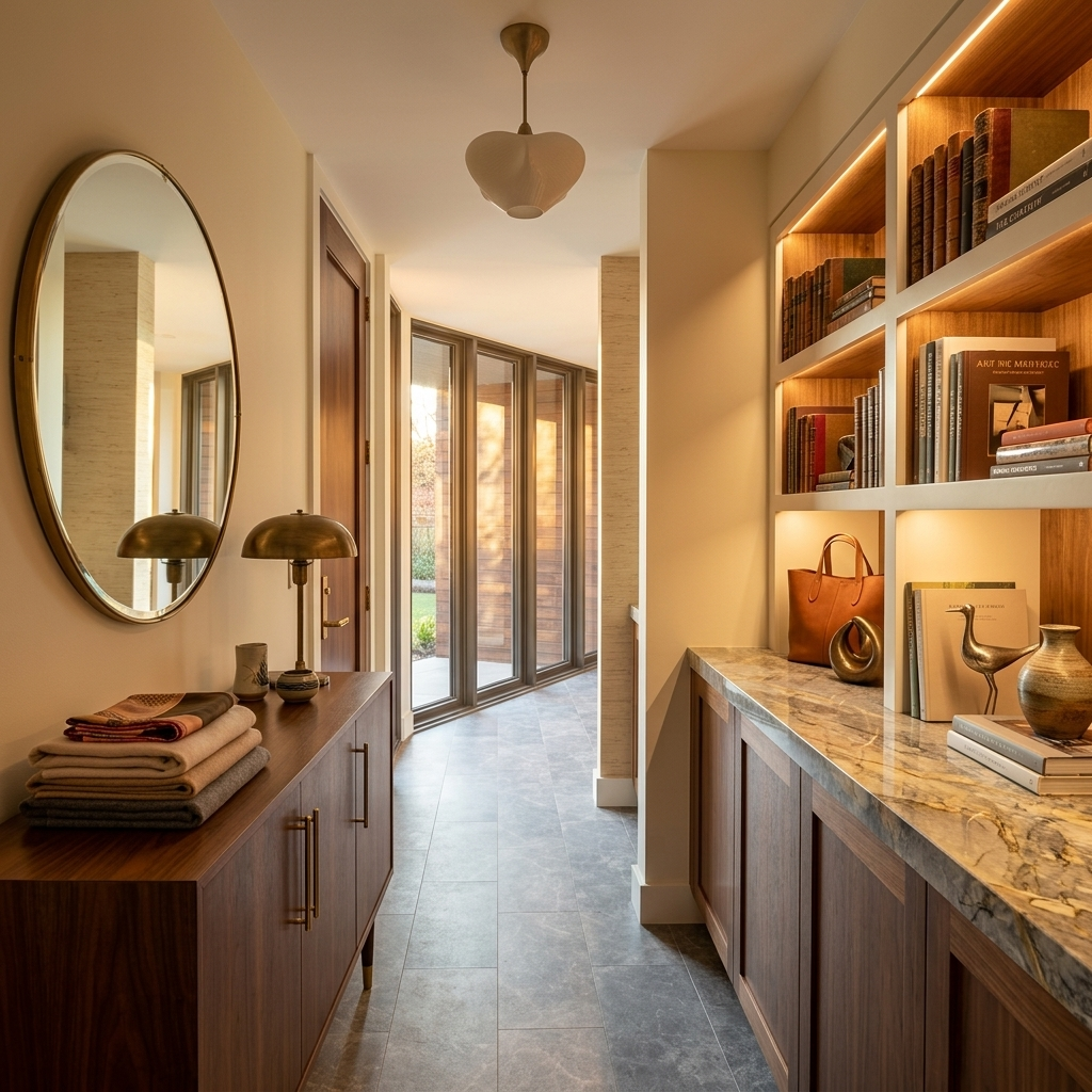 Mid Century Modern Entryway