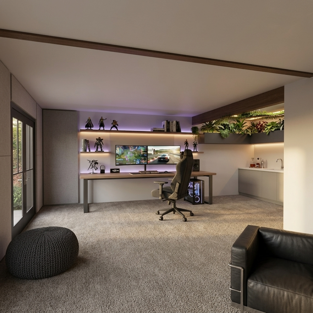 Modern Gaming Room