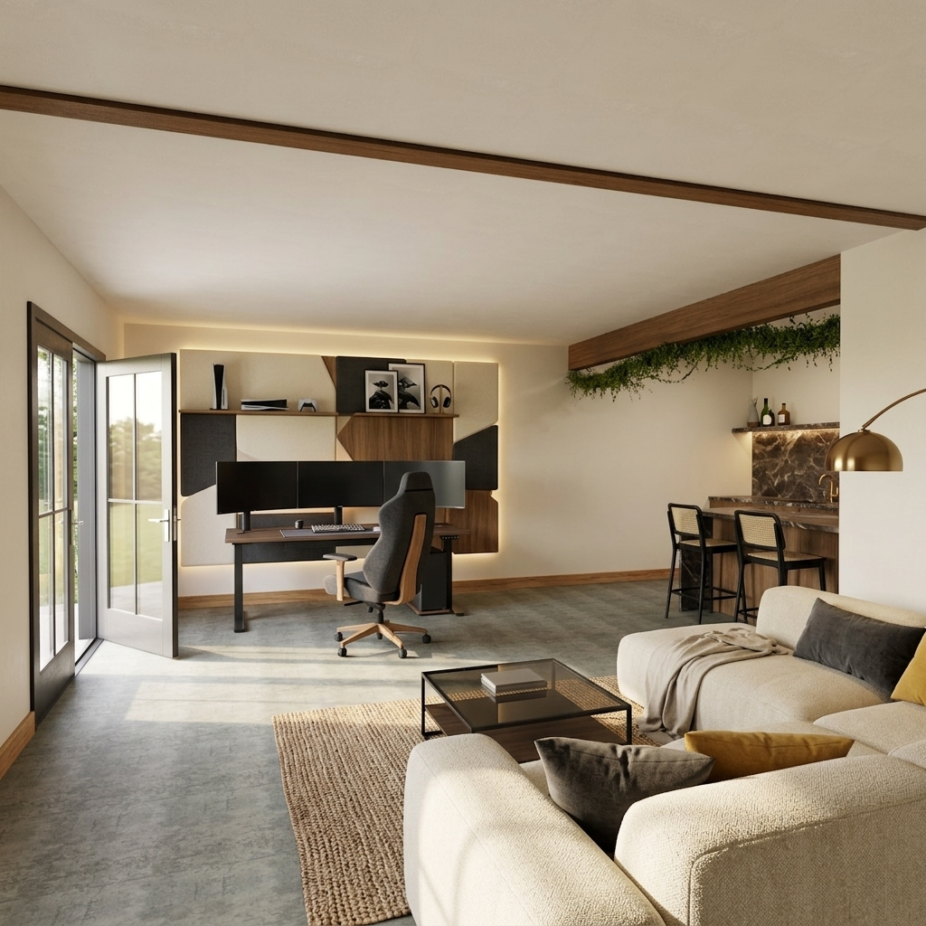 Modern Gaming Room