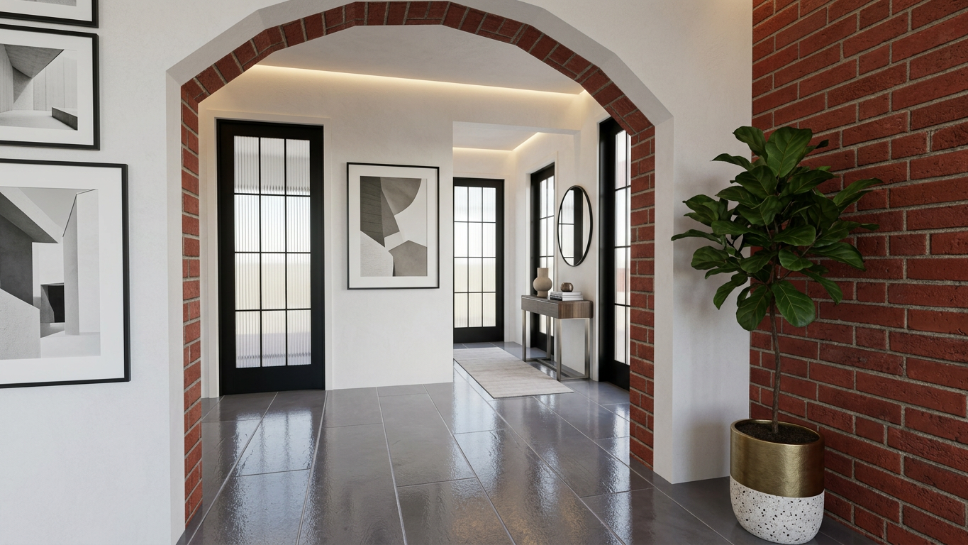 Mid Century Modern Entryway