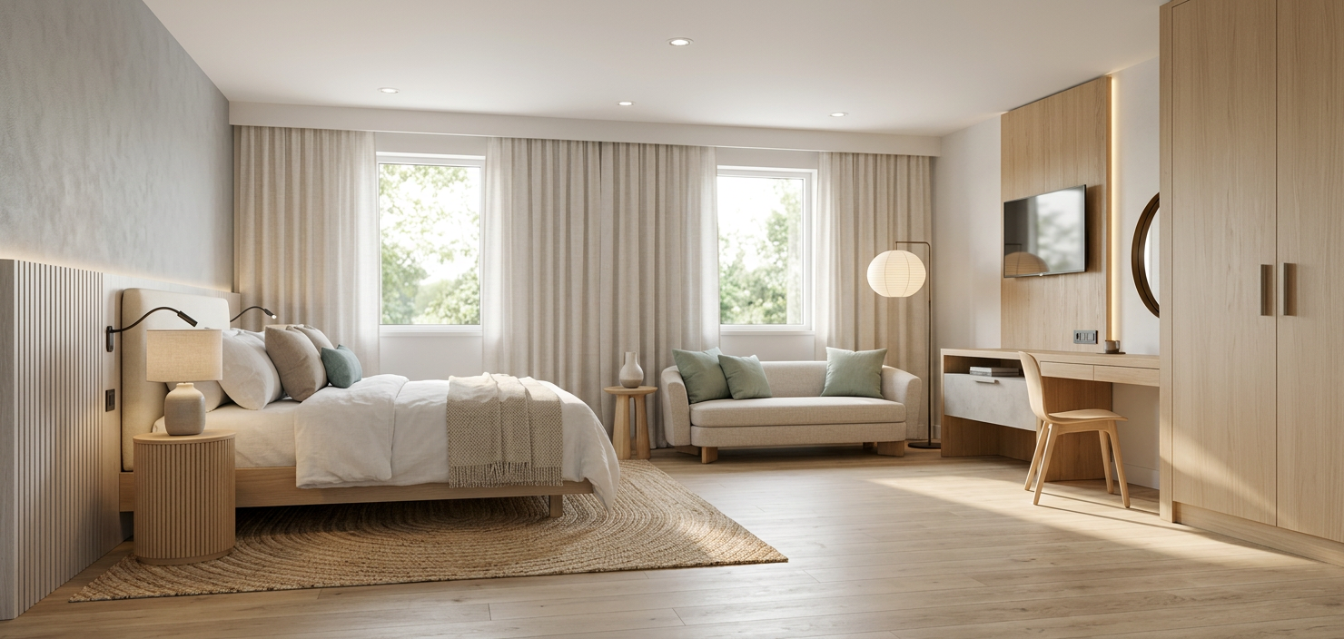 Modern Primary Bedroom Suite