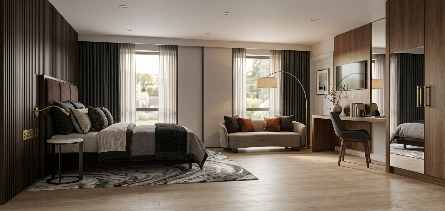 Modern Primary Bedroom Suite