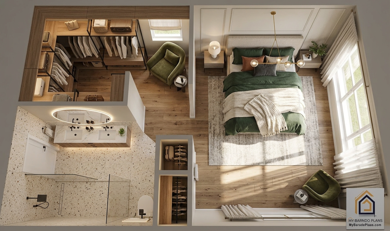 Modern Primary Bedroom Suite