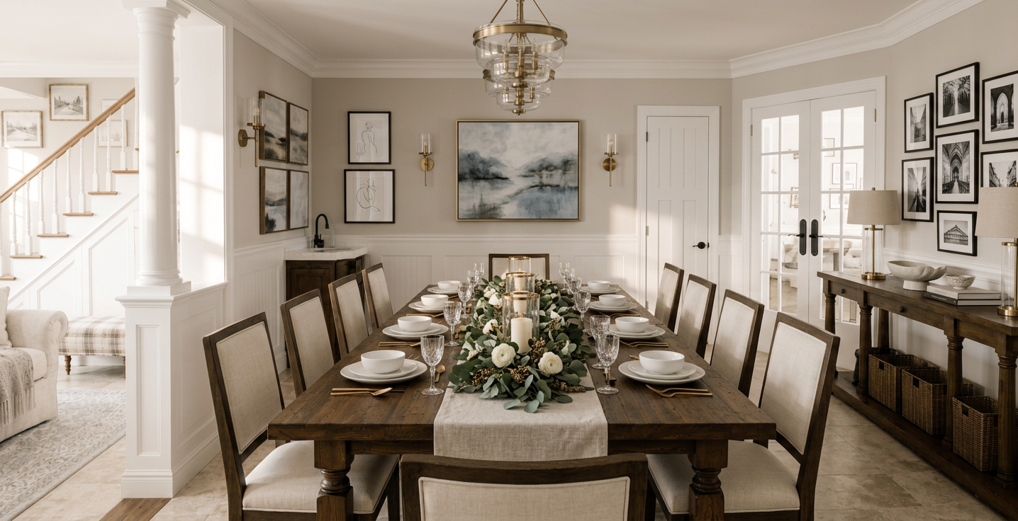 Transitional Dining Room