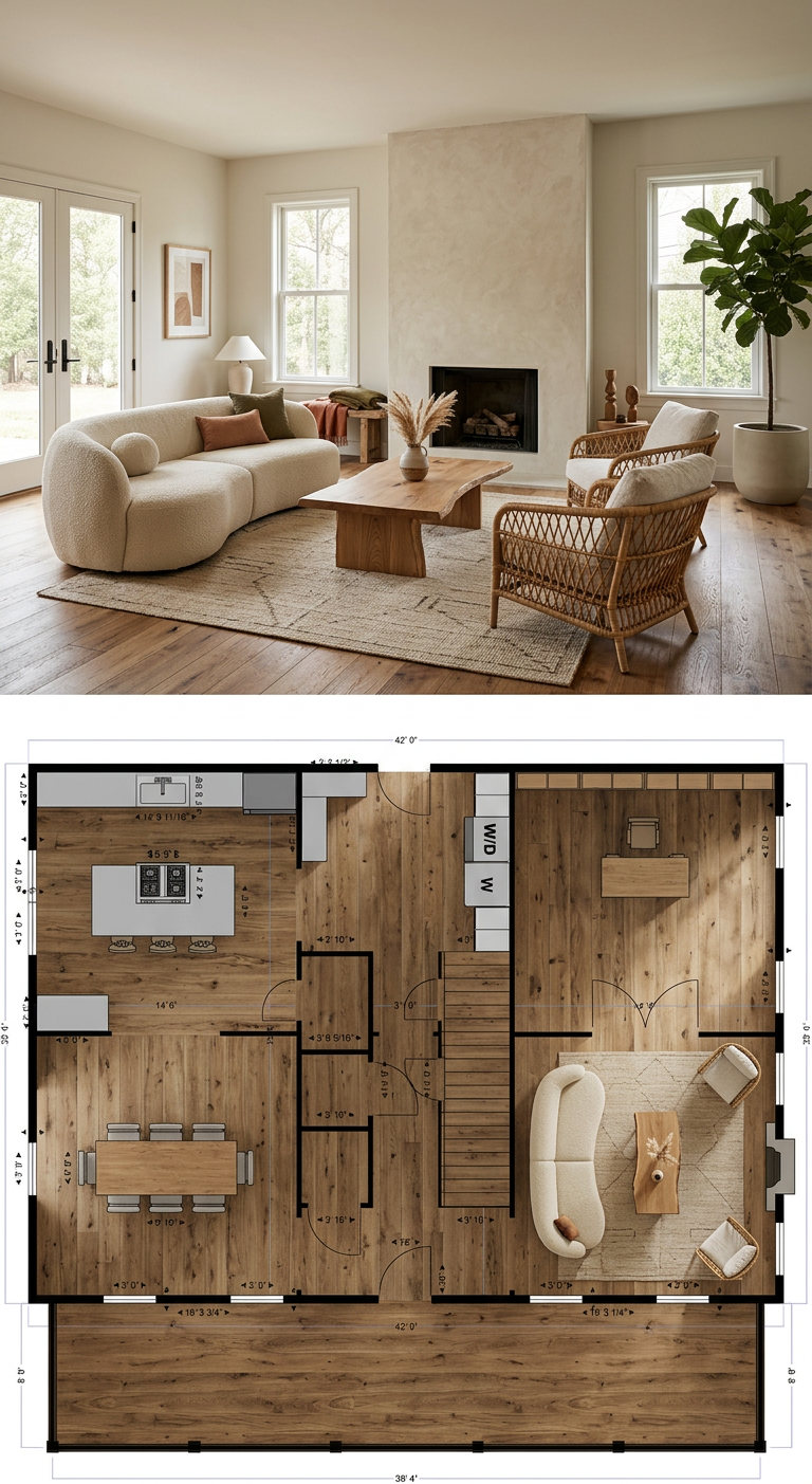 Earthy Minimalism Interior Design