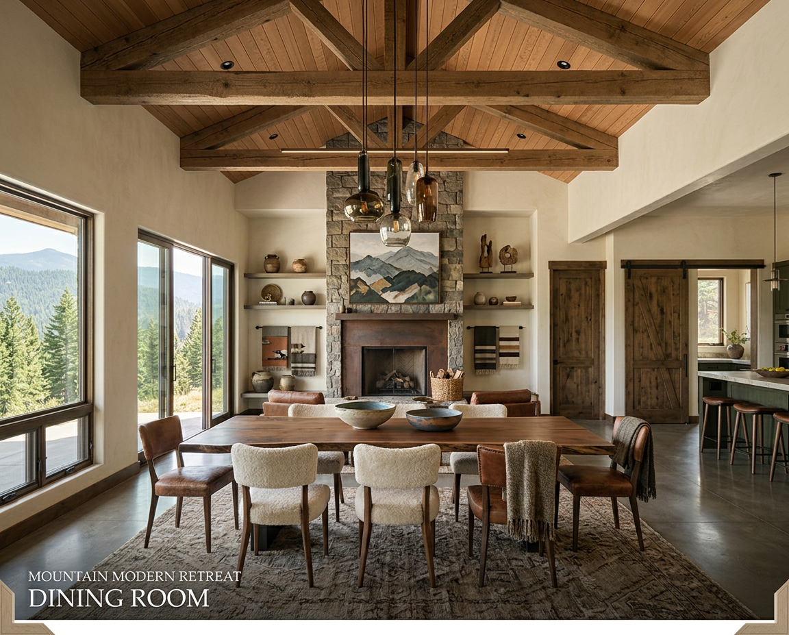 Mountain Modern Dining Room